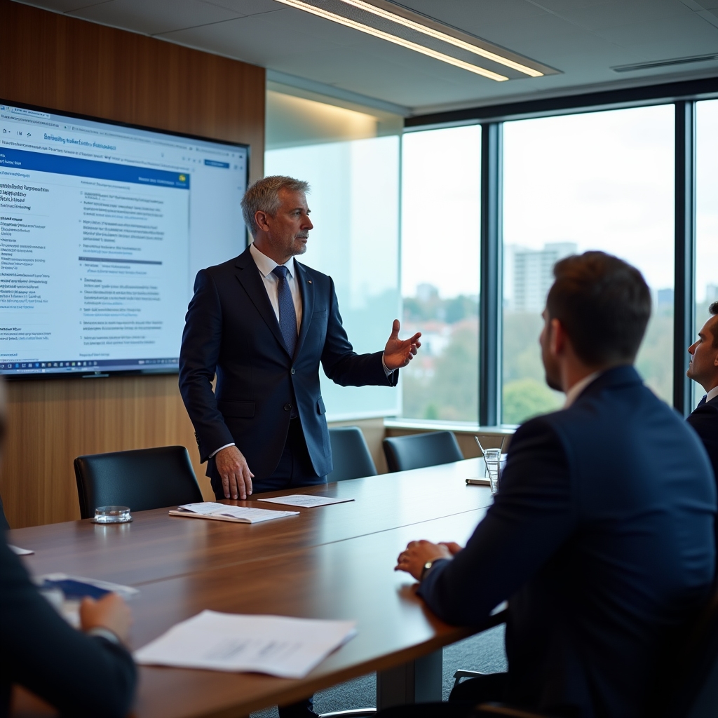 Legal specialist presenting Irish accessibility regulations